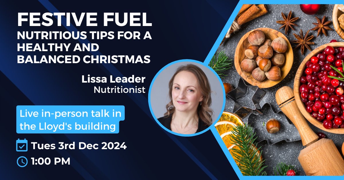 Lunchtime Talk - Nutritious Tips for Healthy Balanced Christmas by Lissa Leader