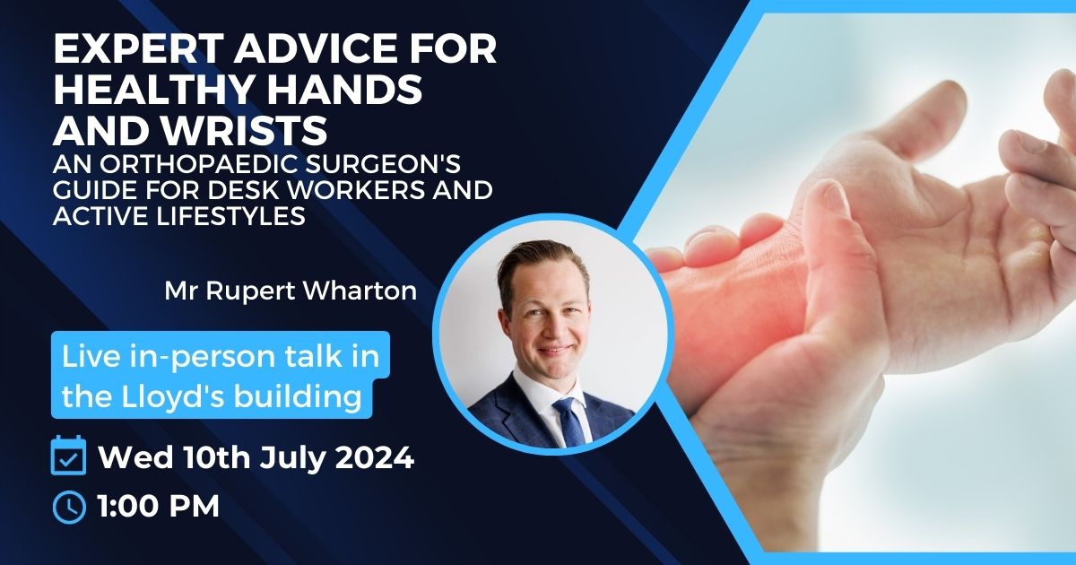 LWC talk header - Healthy Hands and Wrists
